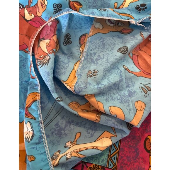 The Lion King Twin Fitted and Flat Sheet Set Rare Pattern 90's - Picture 6 of 6